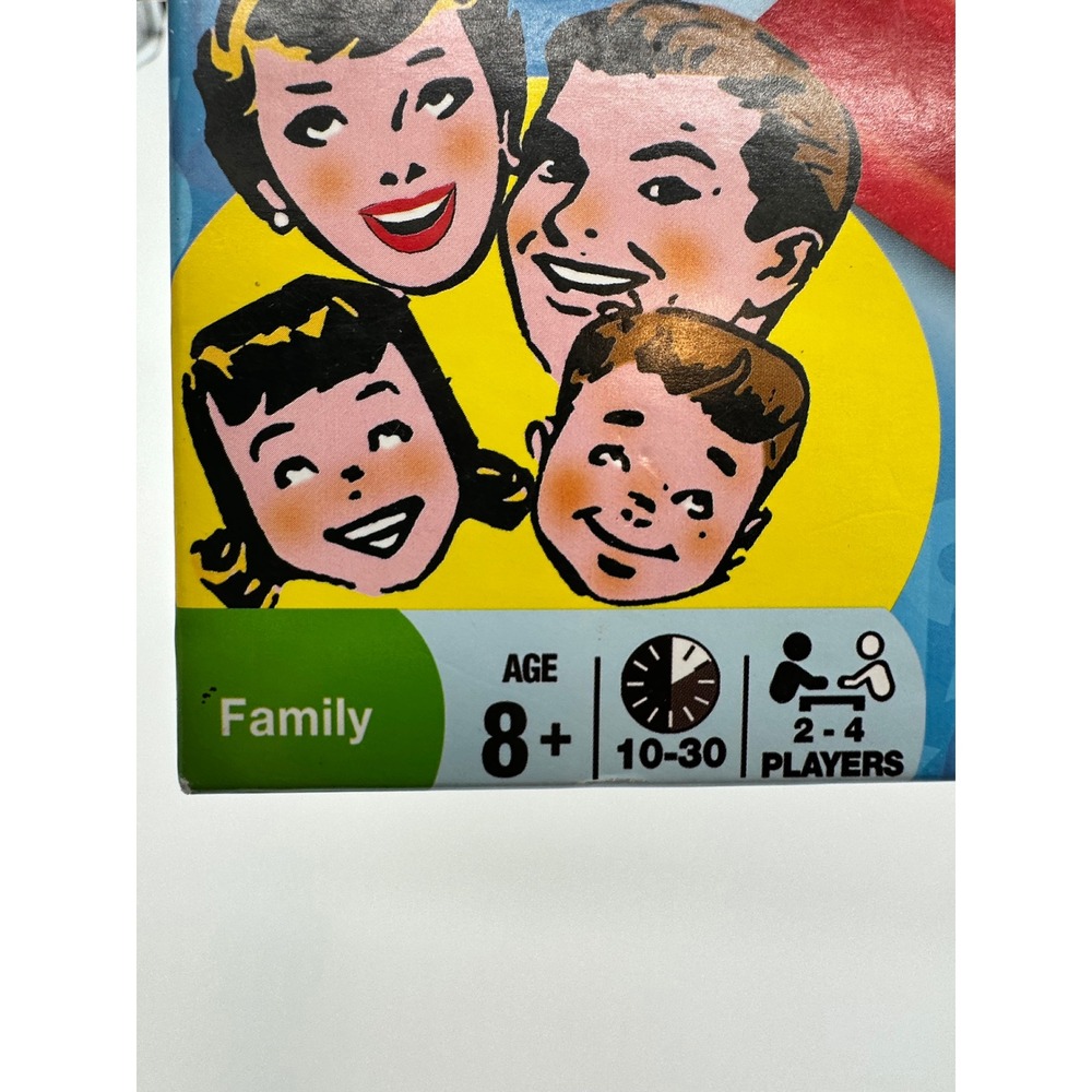 Winning Moves Rack-O Card Game Family Classic Retro Rack Em and Score Red Blue - Picture 5 of 5